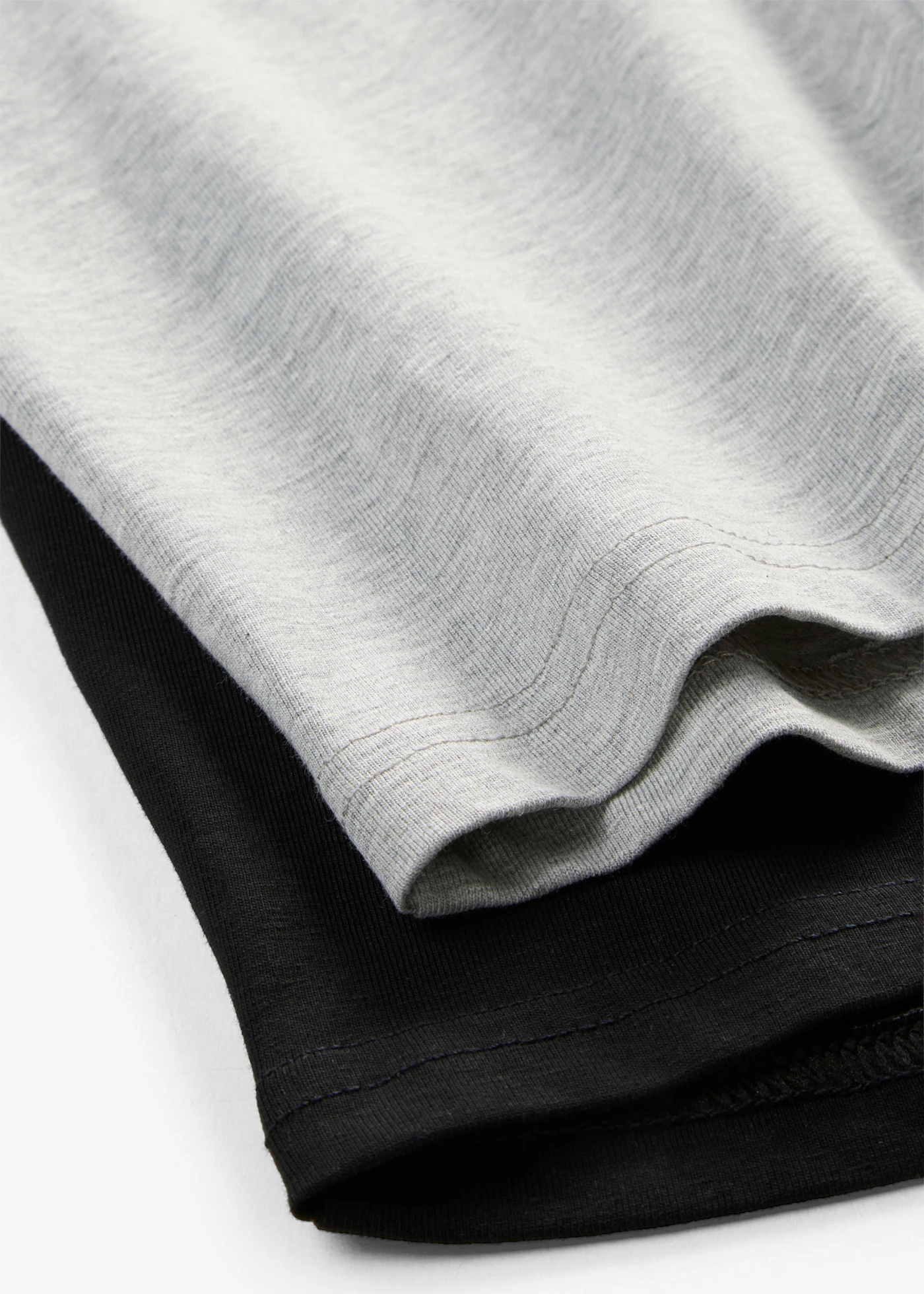 Lot de 2 cyclistes • gris clair chiné + noir • Boutique bonprix