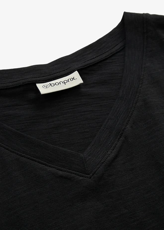 T-shirt van puur katoen • zwart • bonprix online shop
