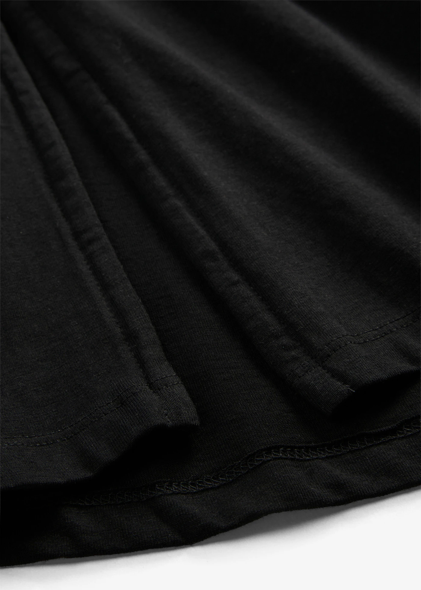 Katoenen maxi jurk met split • zwart • bonprix online shop