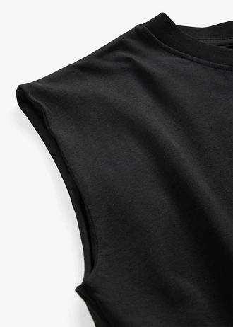 Overseized shirt van biologisch katoen • zwart • bonprix online shop