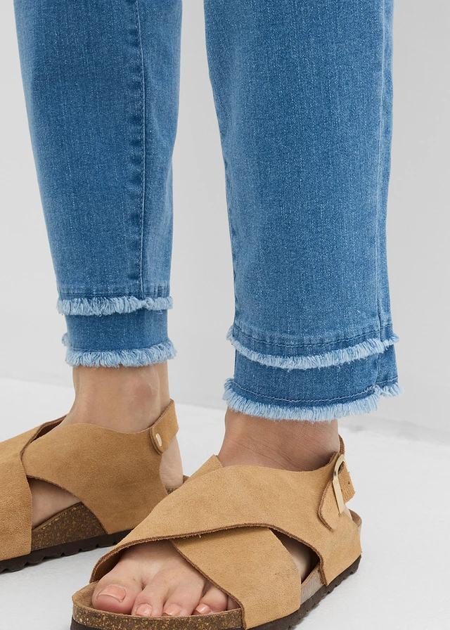 Jean 7/8 Ultra Soft • bleu clair denim used • product-page.page-title-suffix