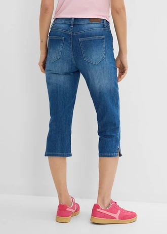Capri jeans (set van 2) • blauw+lichtblauw used • bonprix online shop
