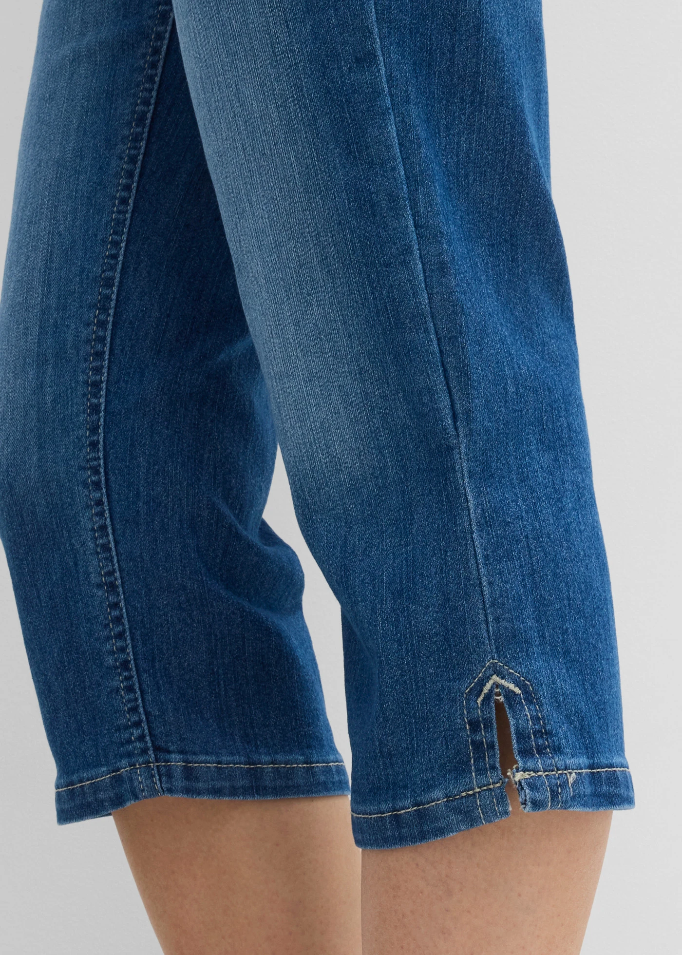 Capri jeans (set van 2) • blauw+lichtblauw used • bonprix online shop
