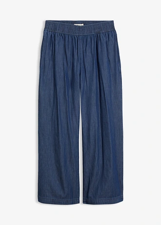 Jean à enfiler léger avec taille confortable, coupe large
