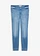 Jean 7/8 Ultra Soft, Couleur: bleu clair denim used