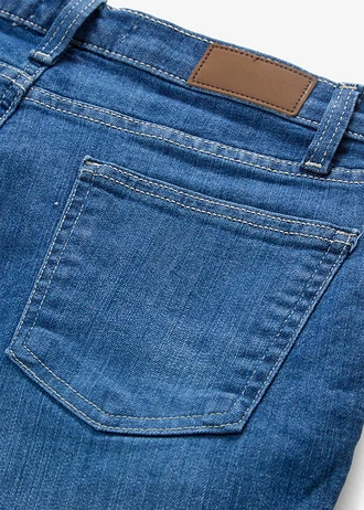 Džínové bermudy, Mid Waist • modrý denim used • bonprix obchod