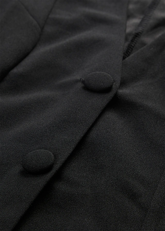Gilet van stevige interlock • zwart • product-page.page-title-suffix