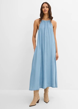 Spijkerjurk van soepel vallend lyocell • lichtblauw denim • bonprix online shop