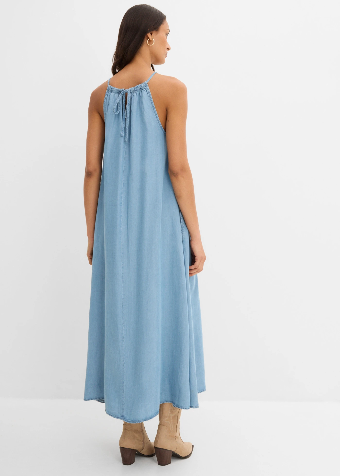 Spijkerjurk van soepel vallend lyocell • lichtblauw denim • bonprix online shop