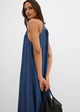 Spijkerjurk van soepel vallend lyocell • blue stone • bonprix online shop