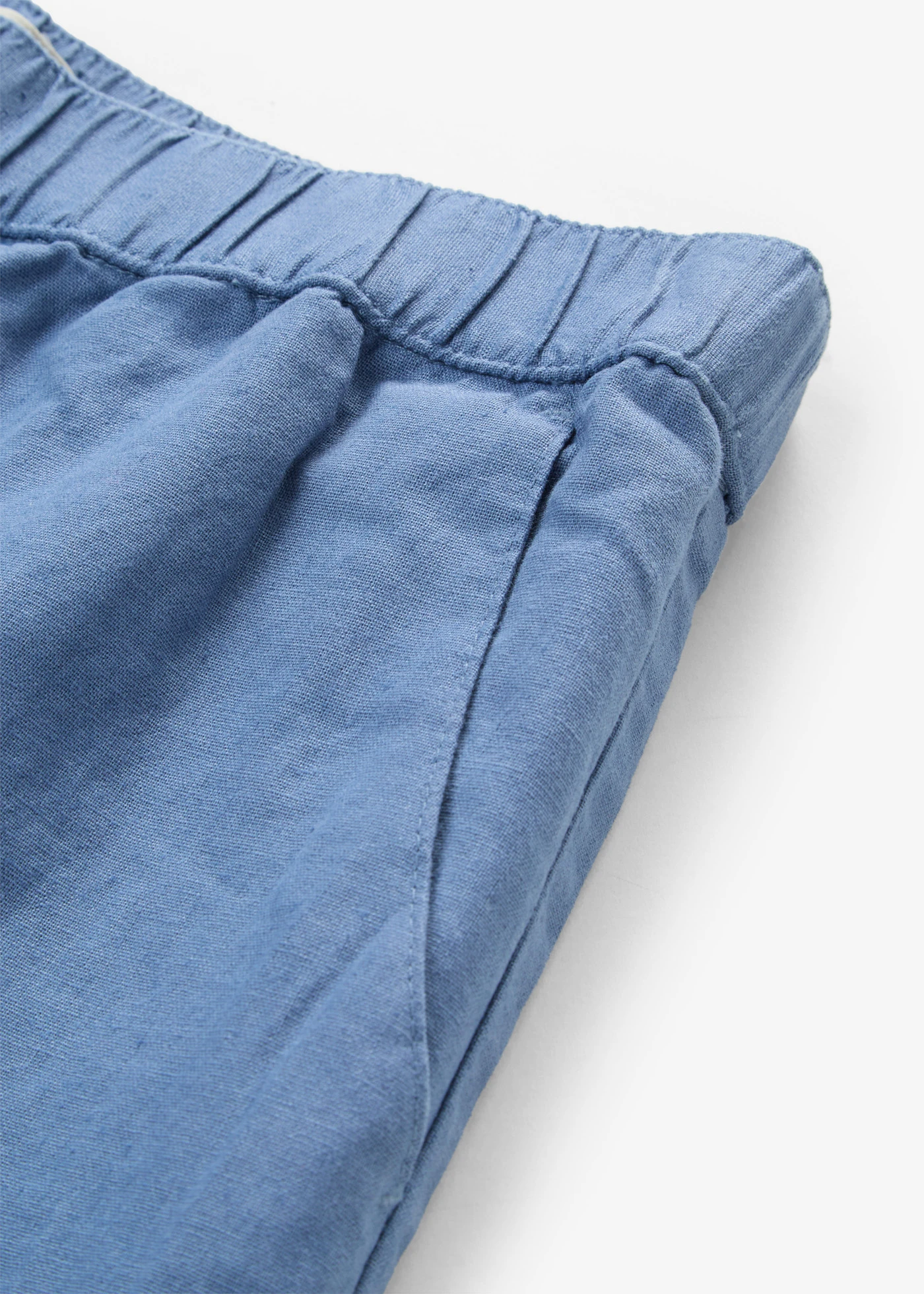 3/4 broek in een lichte linnenmix • jeansblauw • bonprix online shop