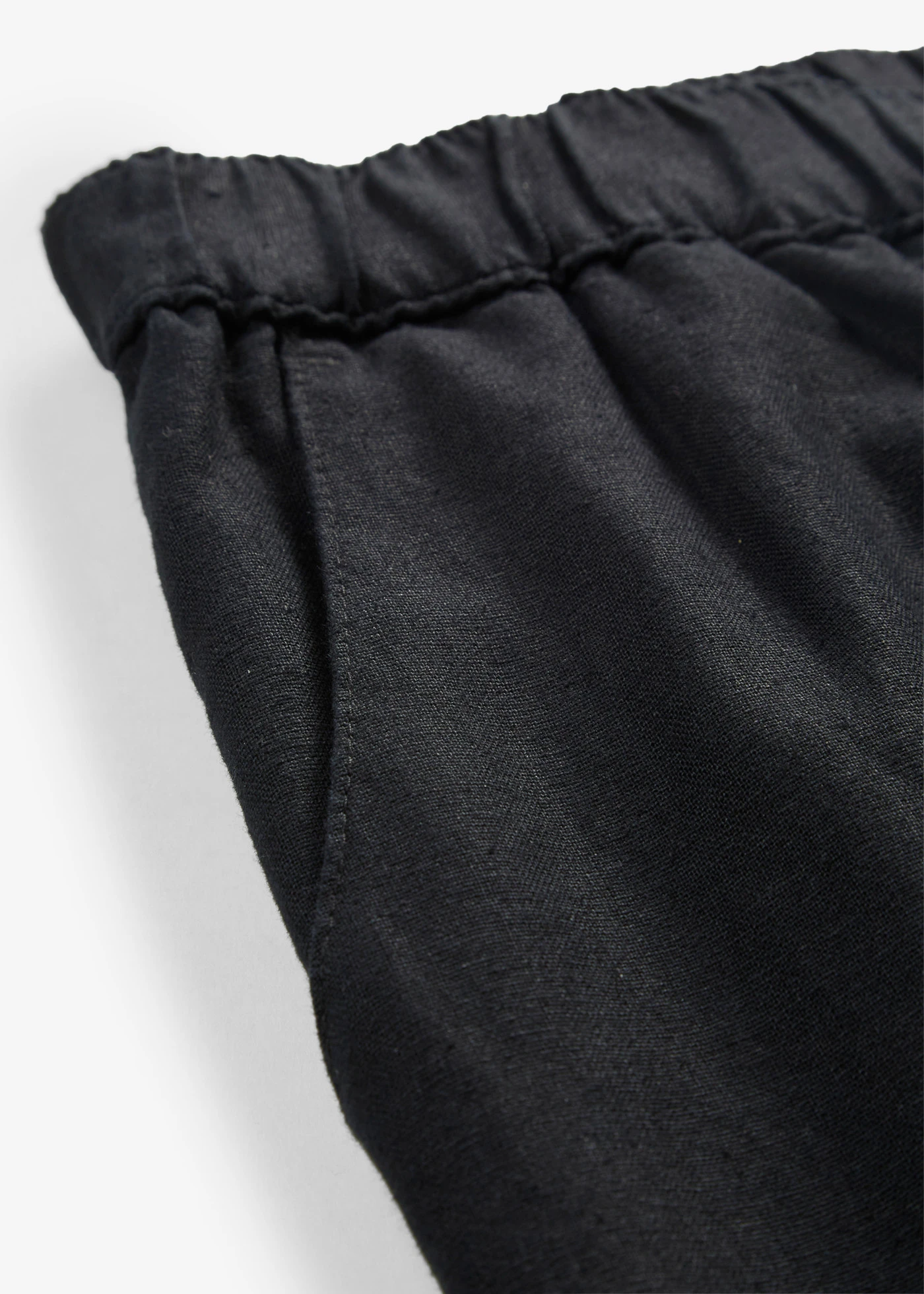 3/4 broek in een lichte linnenmix • zwart • bonprix online shop