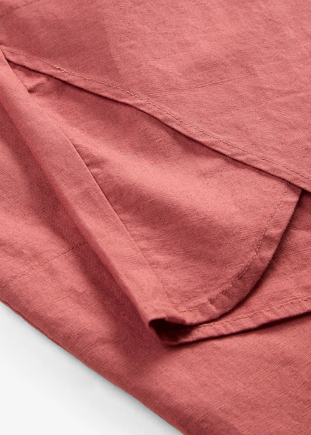 Pantalon 3/4 aérien en lin mélangé • brun marsala • product-page.page-title-suffix