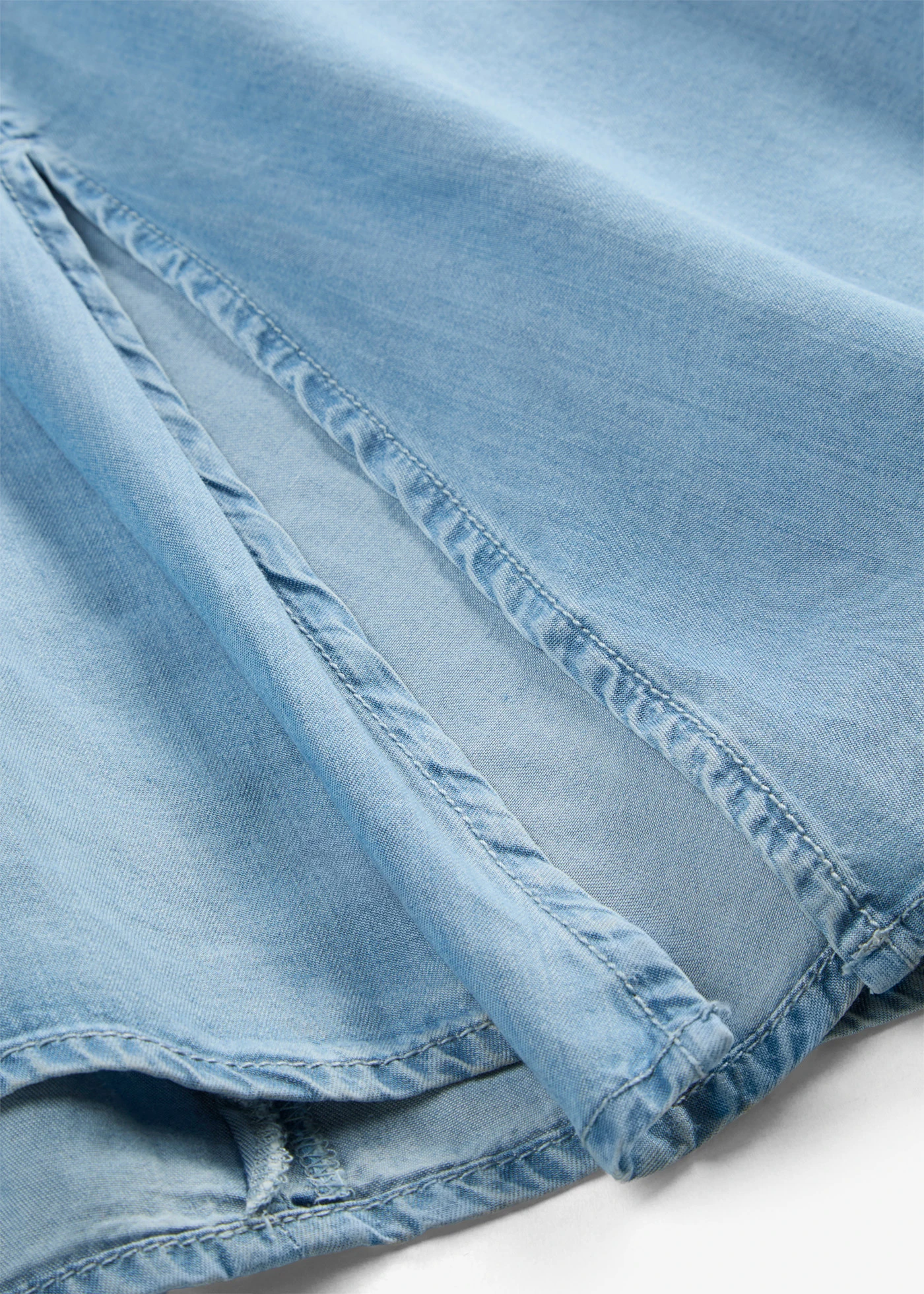 Spijkerjurk van soepel vallend lyocell • lichtblauw denim • bonprix online shop