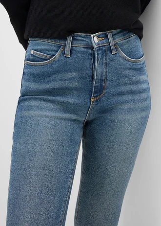 Blugi slim fit cu talie înaltă • albastru stone • magazin bonprix