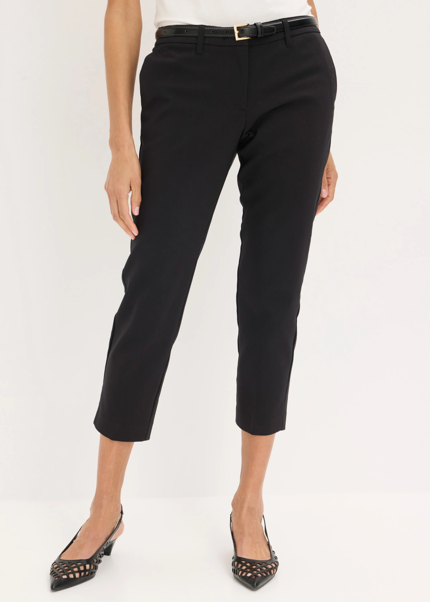 Zakelijke 7/8 pantalon • zwart • bonprix online shop
