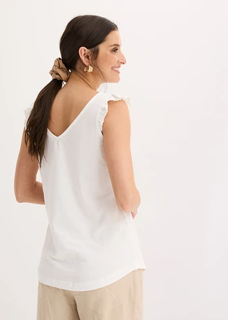 Top van biologisch katoen • wolwit • bonprix online shop