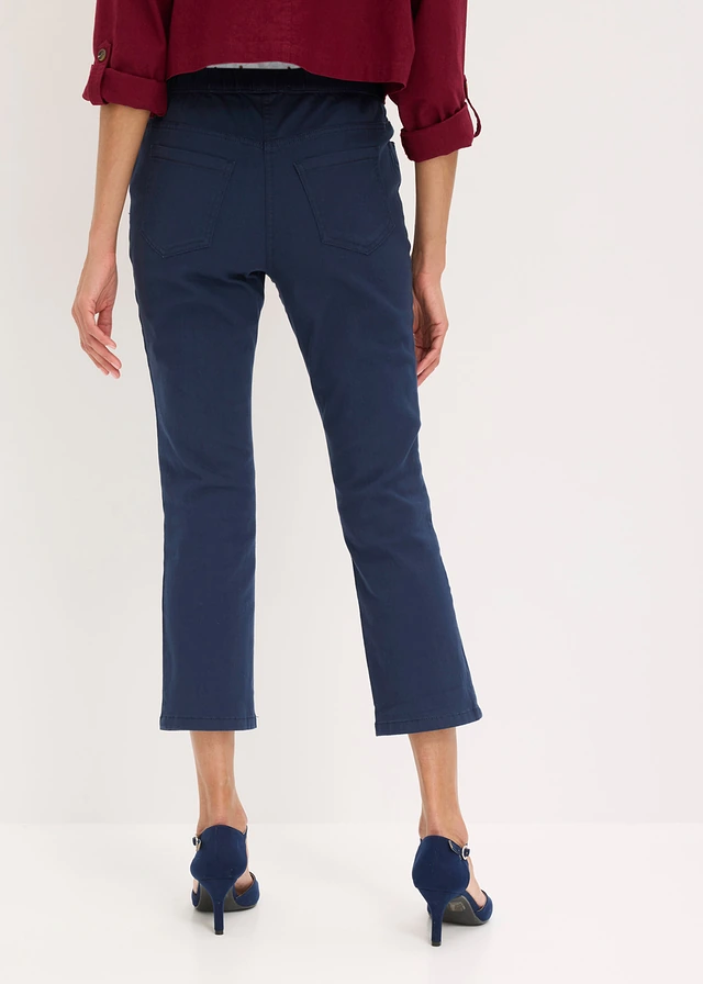Pantalon 7/8 à taille élastiquée • bleu foncé • product-page.page-title-suffix