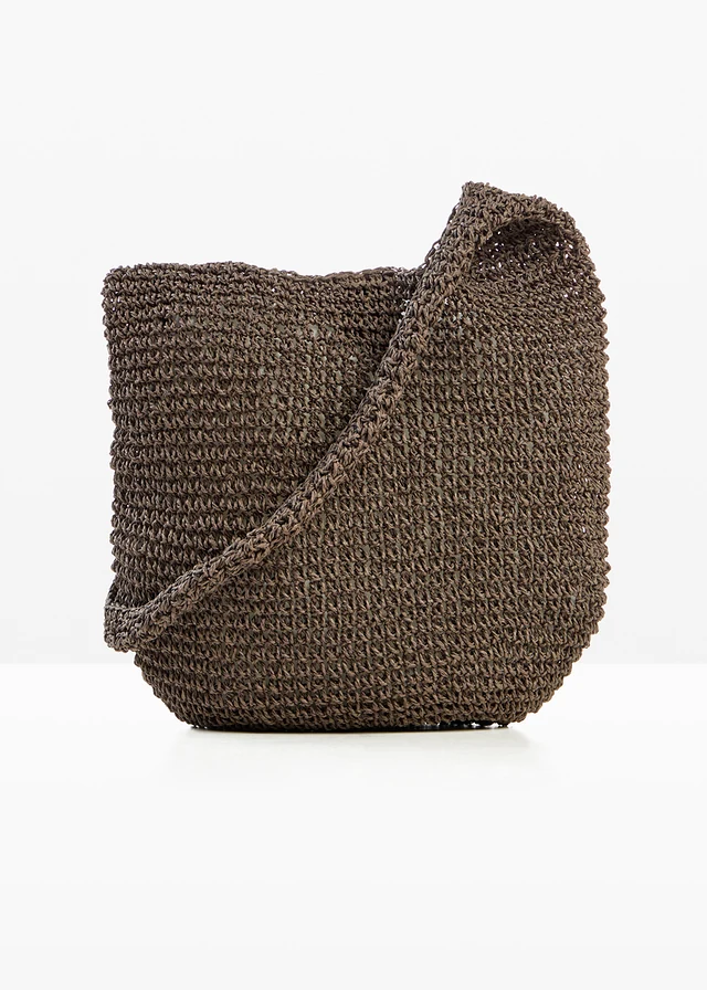 Geantă shopper de paie • maro • magazin bonprix