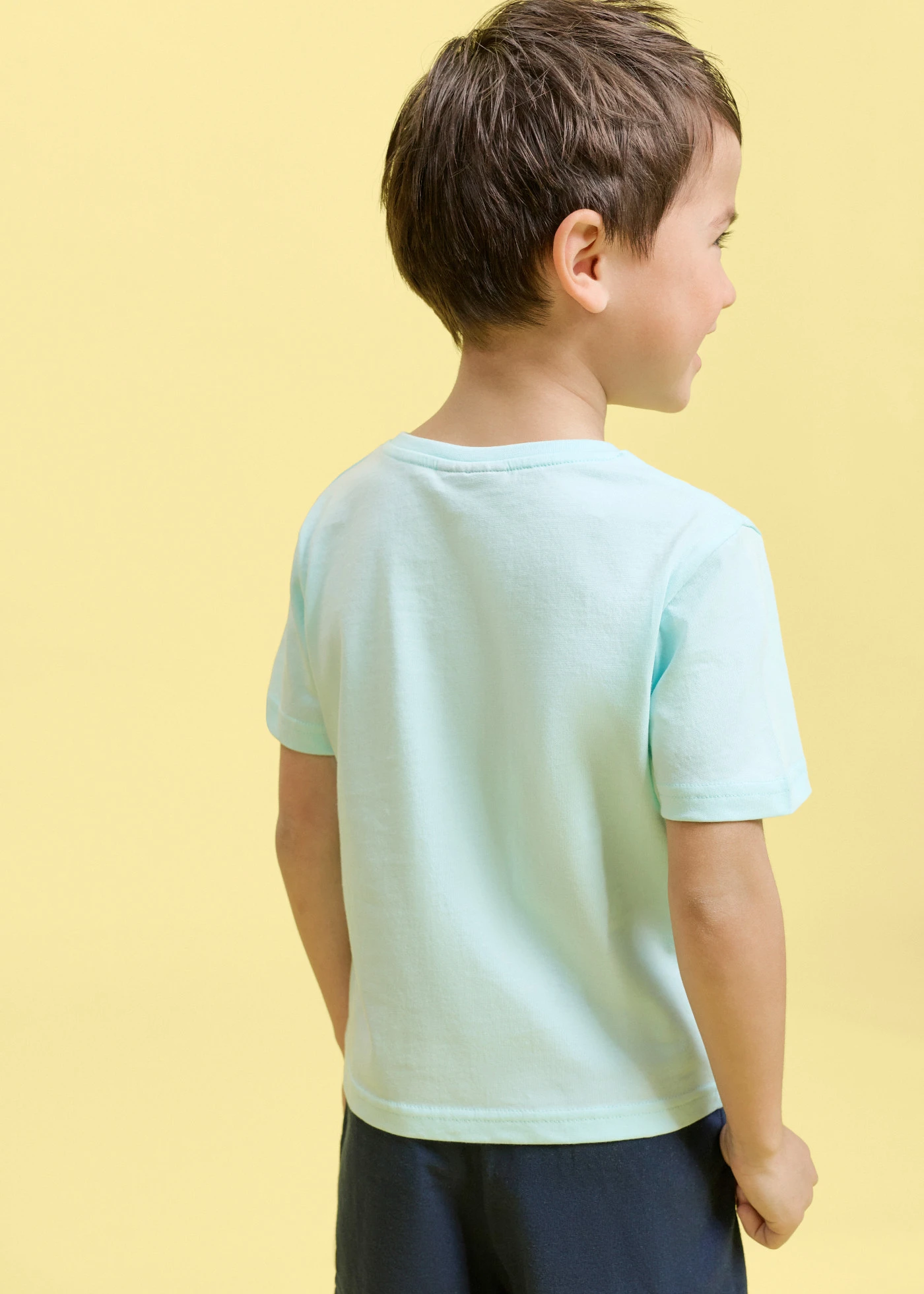 T-shirt 100% coton • bleu aqua imprimé • product-page.page-title-suffix