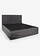 Housse GAICO pour sommier tapissier, Couleur: gris