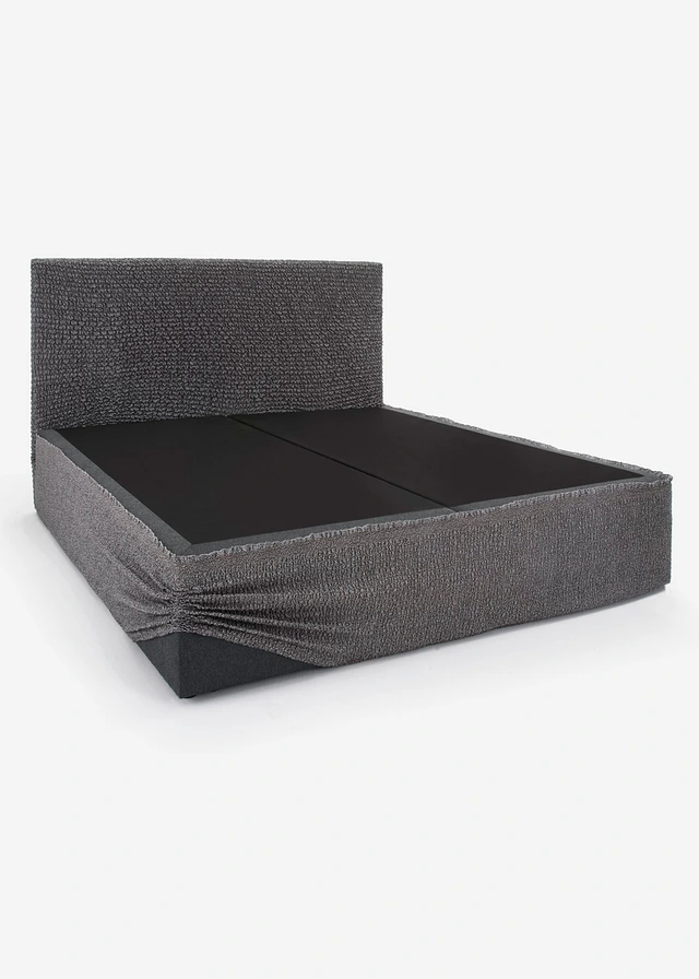 Housse GAICO pour sommier tapissier, Couleur: gris
