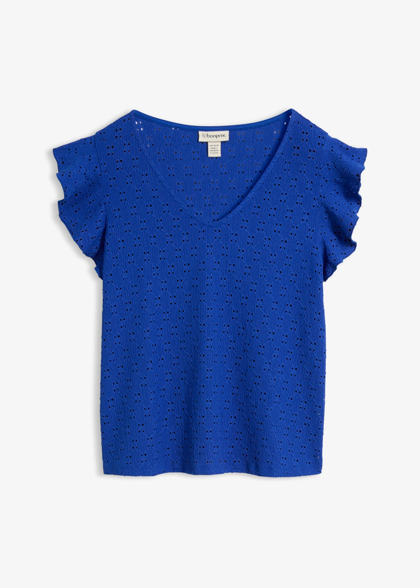 Shirt van zachte viscose • kobaltblauw • product-page.page-title-suffix
