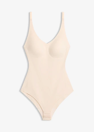 Alakformáló body ultra könnyű alakformáló hatással, vattázott kosarakkal • homokbézs • bonprix áruház
