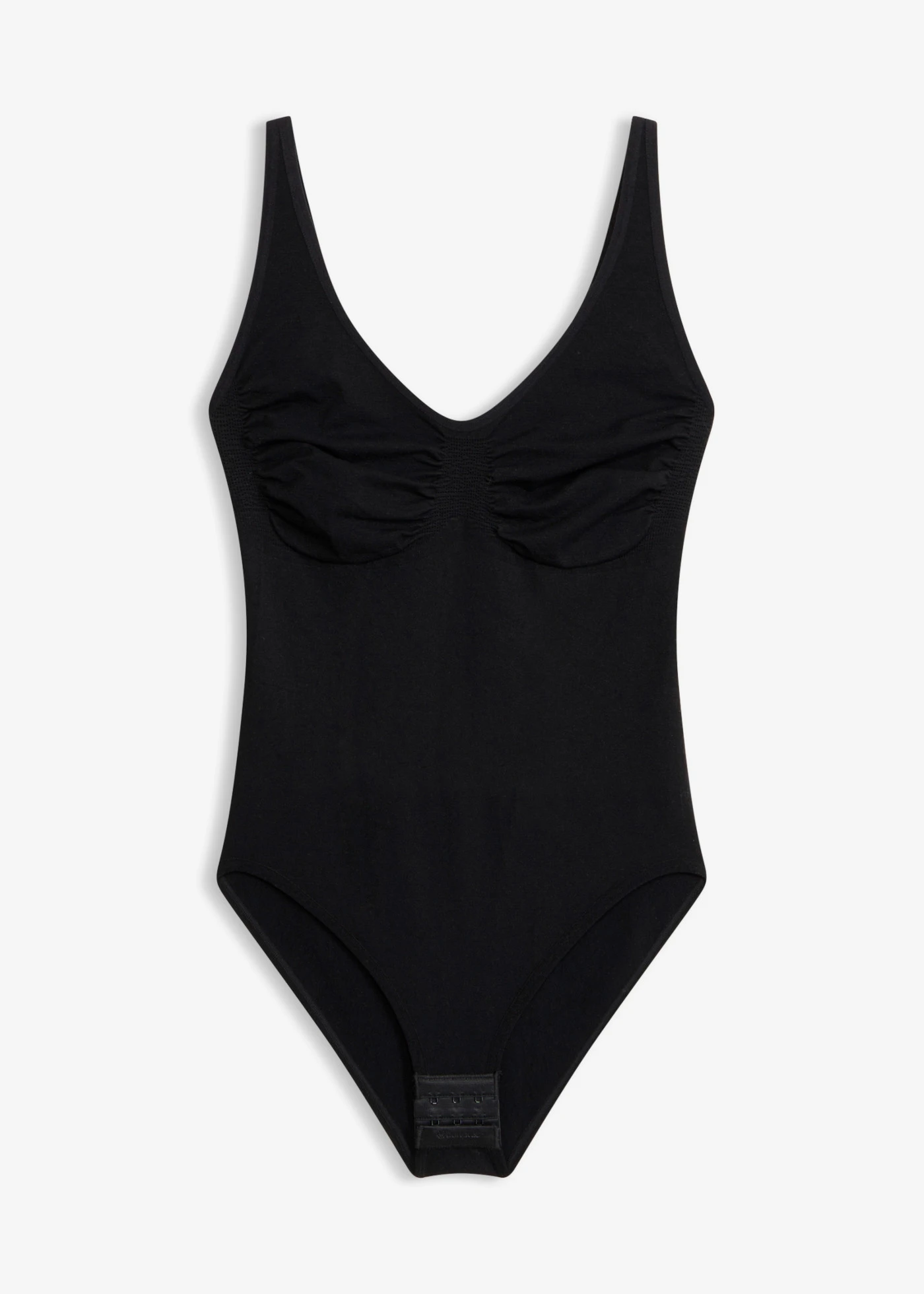 Body modelator fără cusături, cu efect de modelare mediu • negru • magazin bonprix