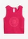Top en crochet 100% coton, Couleur: fuchsia