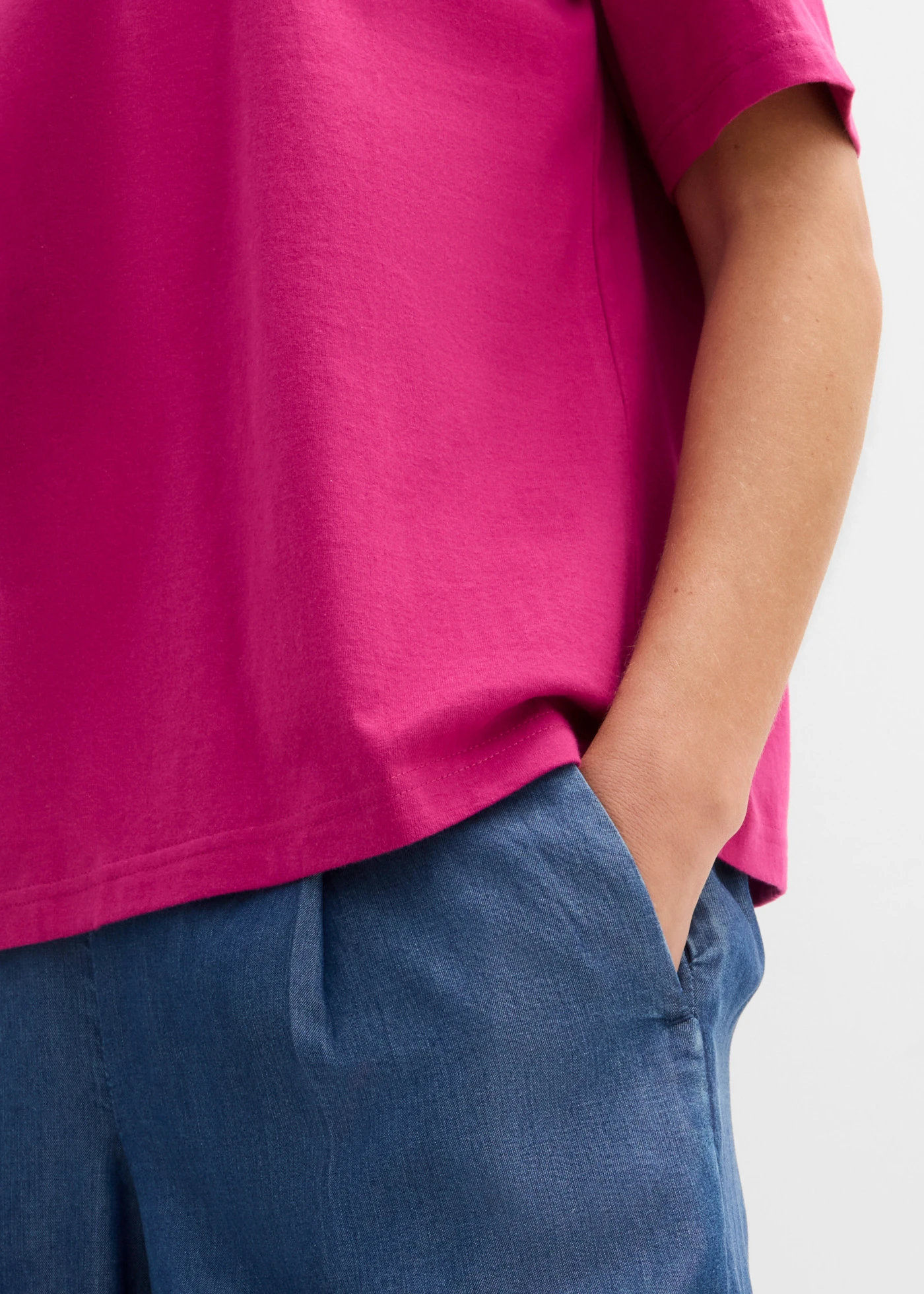 Lot de 8 T-shirts • noir-blanc-gris clair chiné-bleu foncé-rose fuchsia • product-page.page-title-suffix