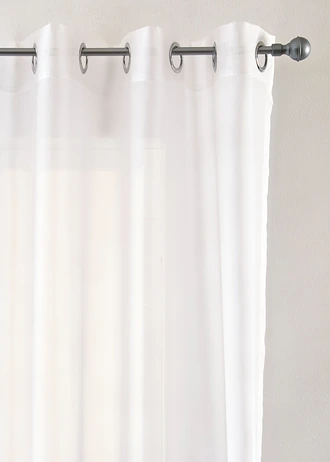 Gordijn van lichte voile (1 stuk) • wit • bonprix online shop
