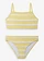 Bikini (ens. 2 pces), Couleur: jaune clair-blanc rayé
