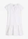 Robe tunique en jean 100% coton, Couleur: blanc