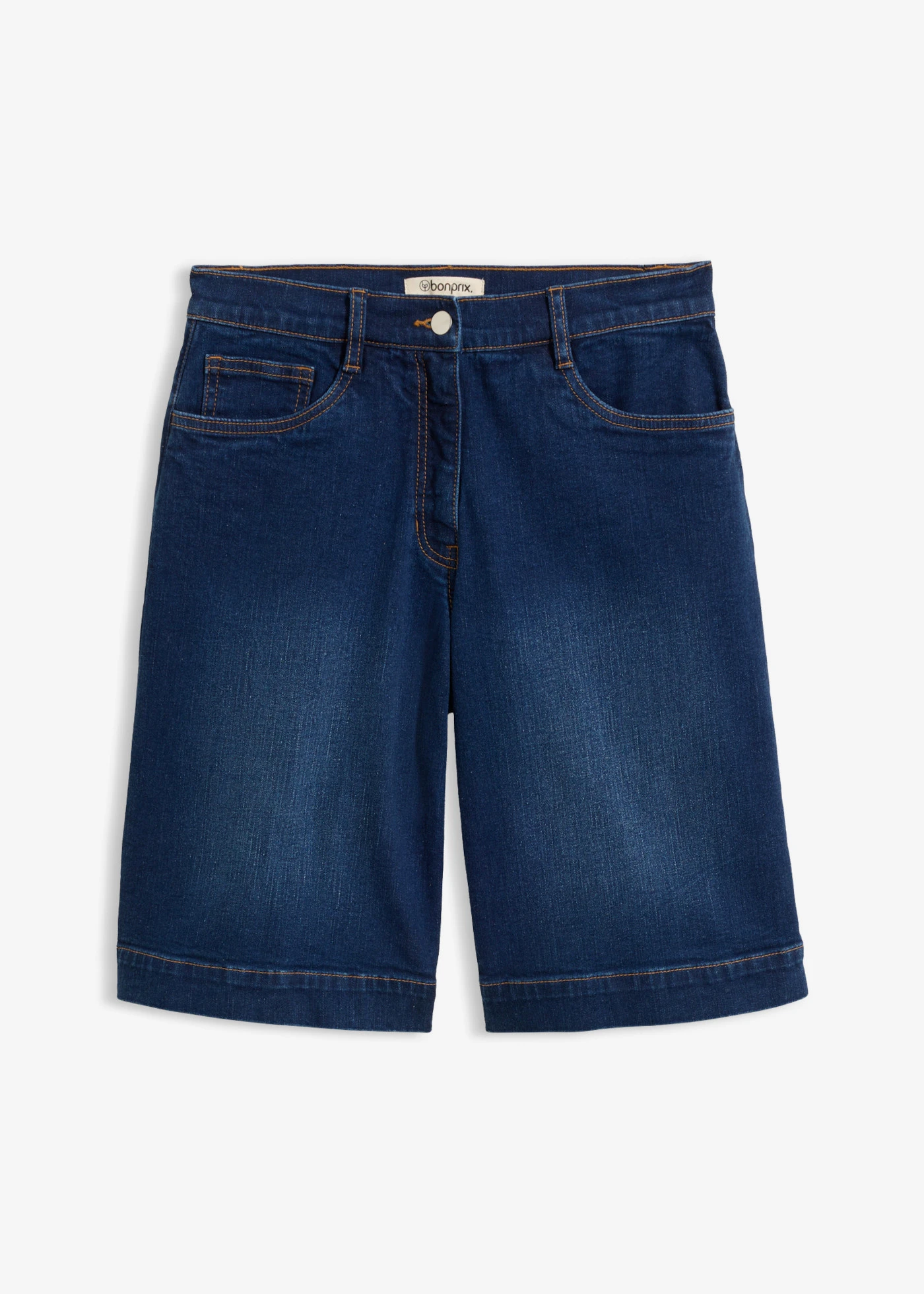Bermuda en jean, taille mi-haute • bleu foncé denim used • product-page.page-title-suffix