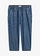 Jean barrel taille mi-haute, cropped, Couleur: bleu denim used