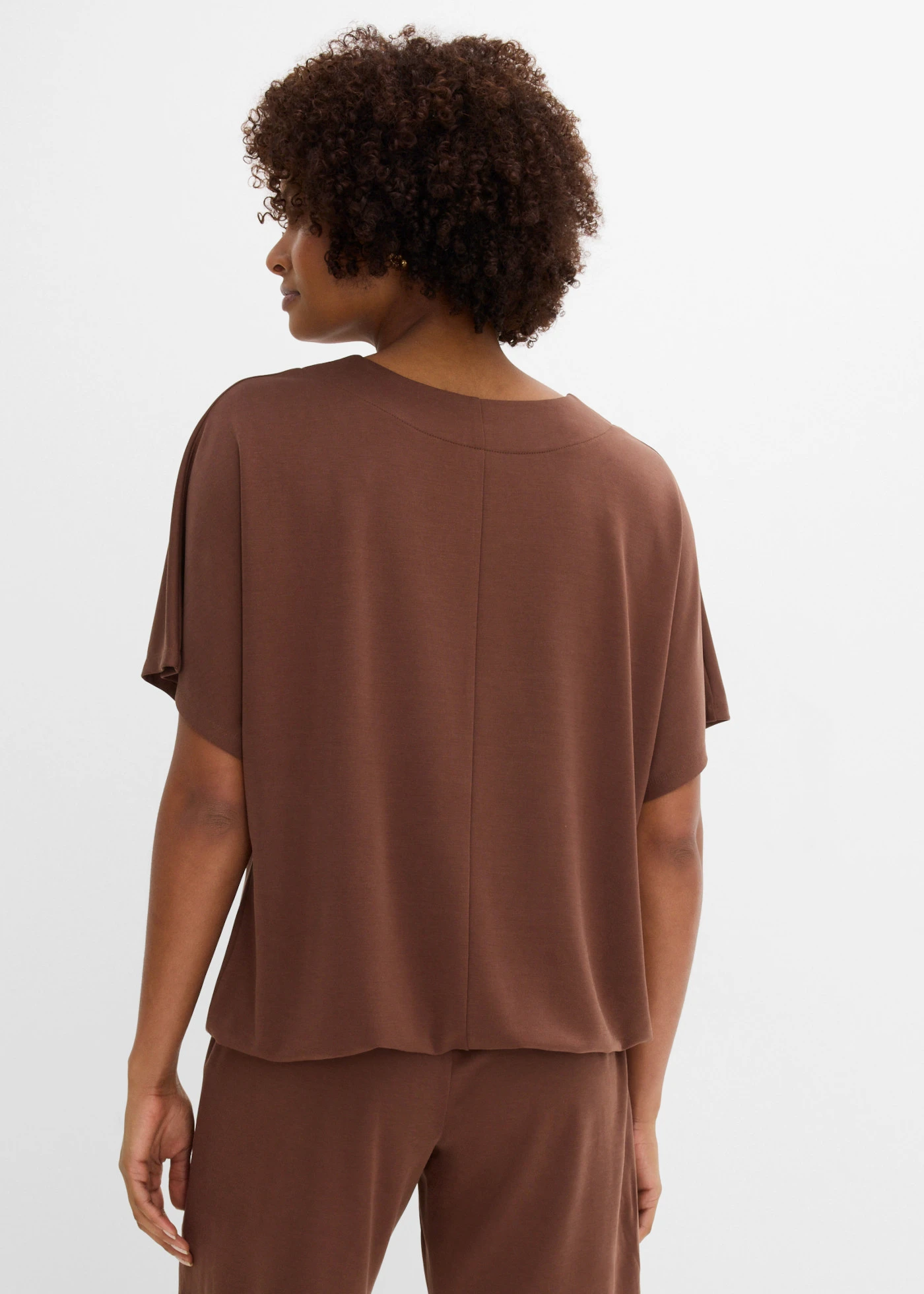 T-shirt oversize doux • marron • product-page.page-title-suffix