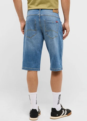 Mustang farmer sztreccs bermuda, Straight • kék denim • bonprix áruház