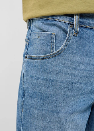 Mustang farmer sztreccs bermuda, Straight, szín: kék denim