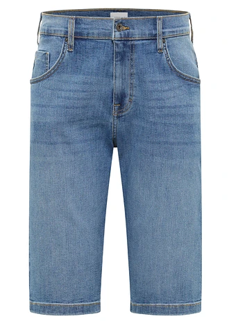 Mustang farmer sztreccs bermuda, Straight • kék denim • bonprix áruház