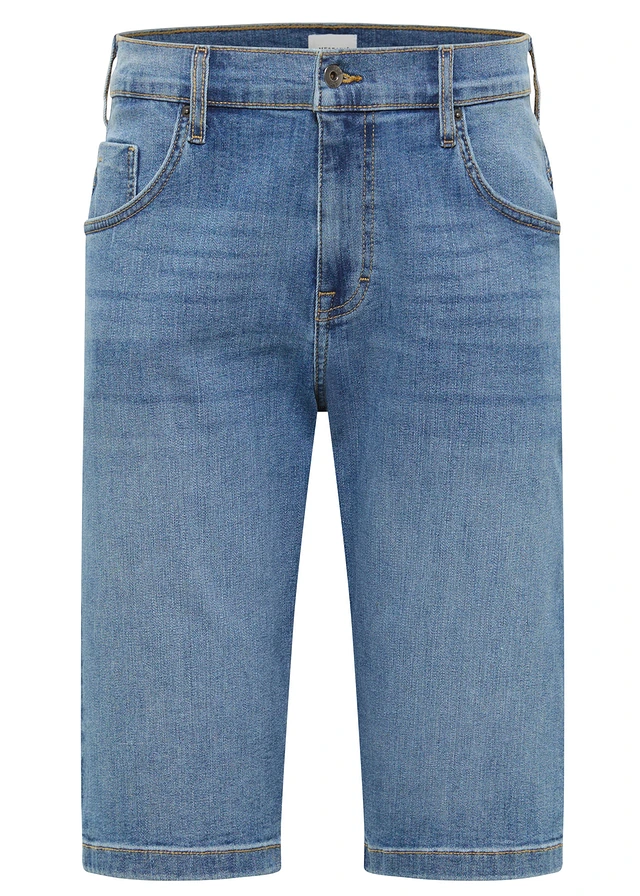 Mustang farmer sztreccs bermuda, Straight • kék denim • bonprix áruház