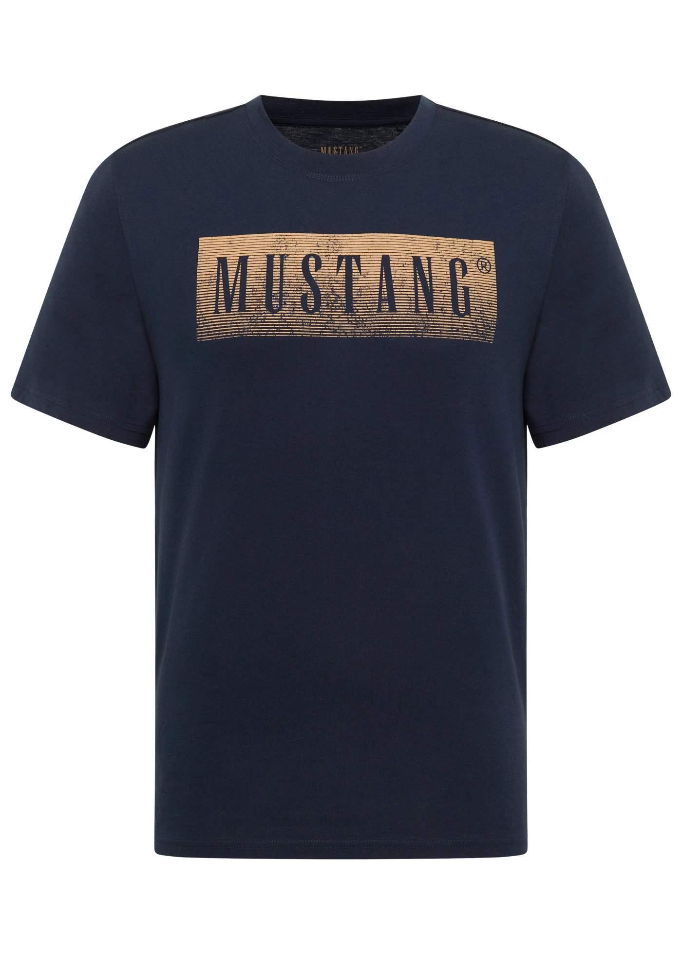 Tricou Mustang Austin din bumbac organic 100% • bleumarin cu imprimeu • magazin bonprix
