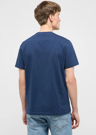 Tricou Mustang Austin din bumbac organic 100% • bleumarin cu imprimeu • magazin bonprix