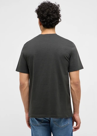 Tricou Mustang Austin din bumbac 100%, culoare: negru