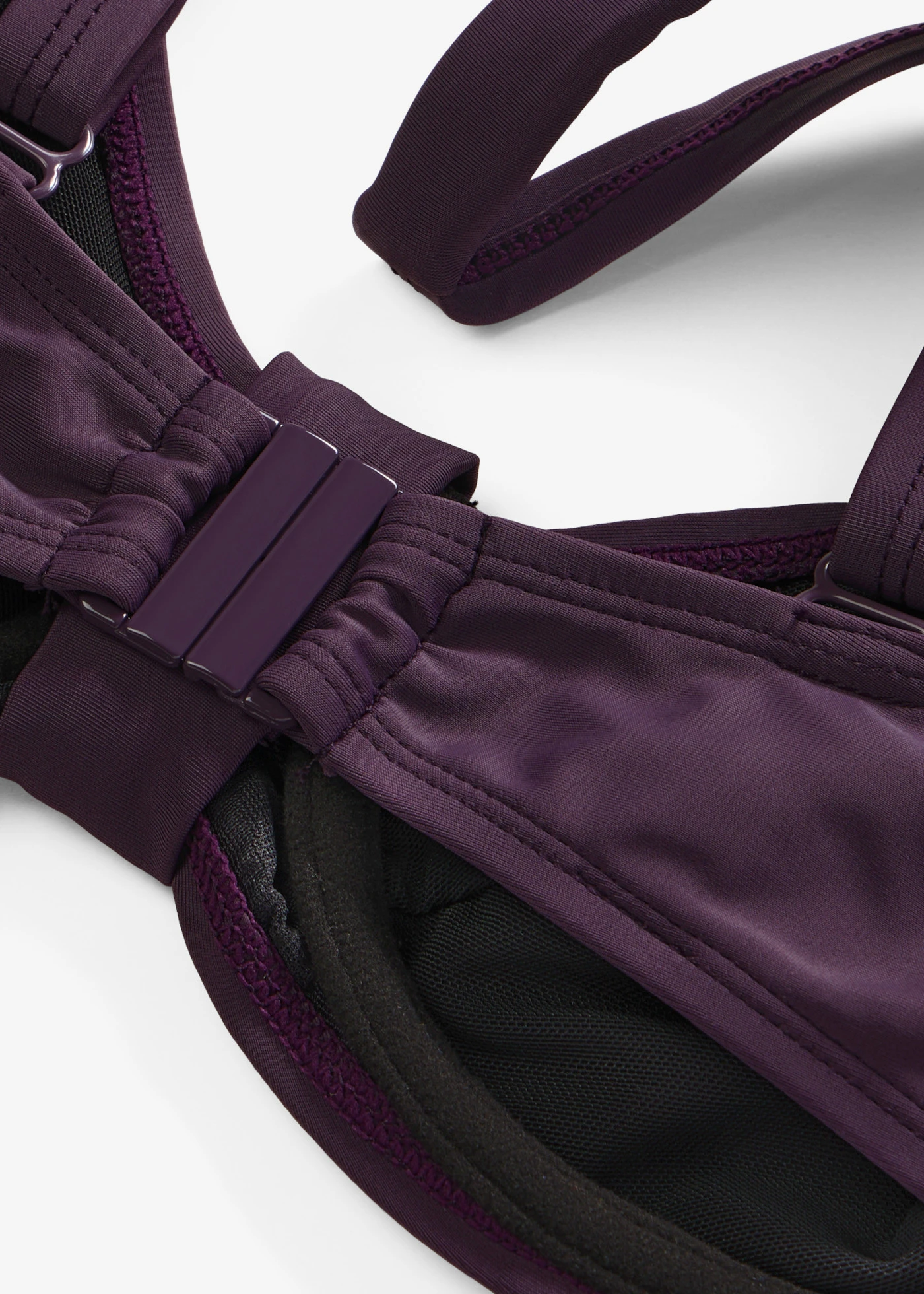 Biustonosz bikini minimizer z szerokimi ramiączkami • śliwkowy • sklep bonprix
