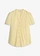 Blouse met broderie anglaise, Kleur: lichtgeel
