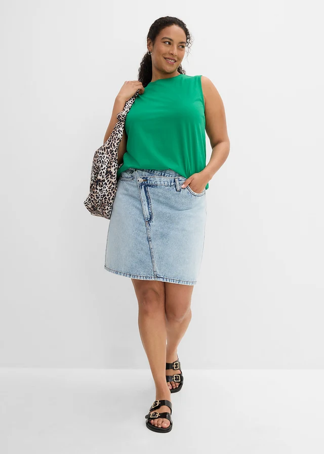 Top 100% coton, Couleur: vert aventurine