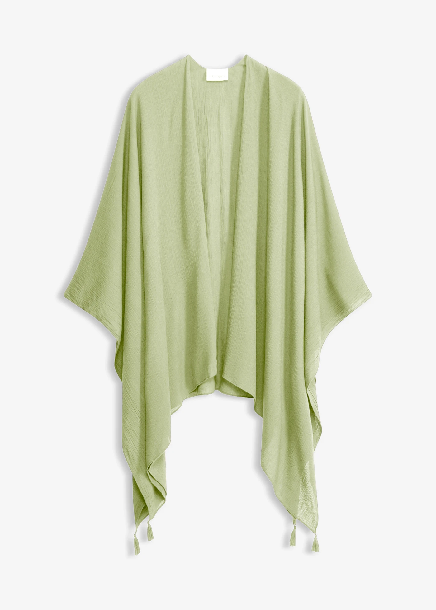Lekkie letnie poncho • bladozielony • sklep bonprix