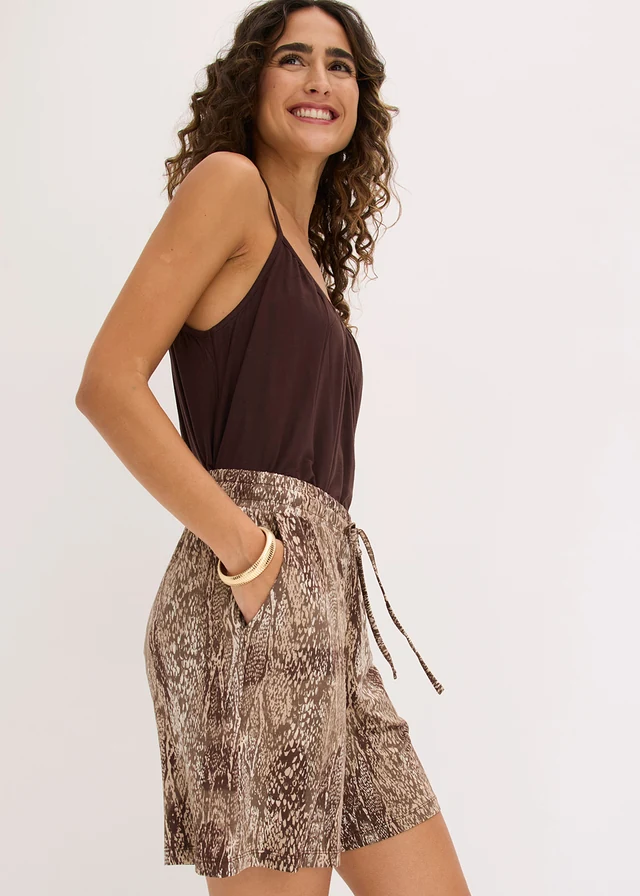 Short en jersey viscose doux • sable clair python • product-page.page-title-suffix