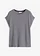 Shirt in een viscosemix, Kleur: wolwit-donkerblauw gestreept